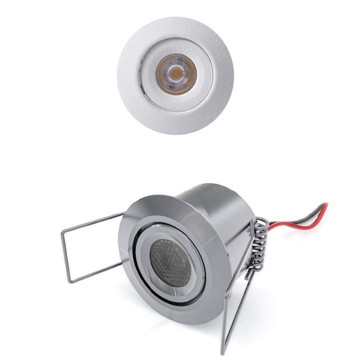 SIDELITE - EYES 40 ORIENTABILE diam.34mm 2W 134lm 3000K IP65 BI 25? 500mA