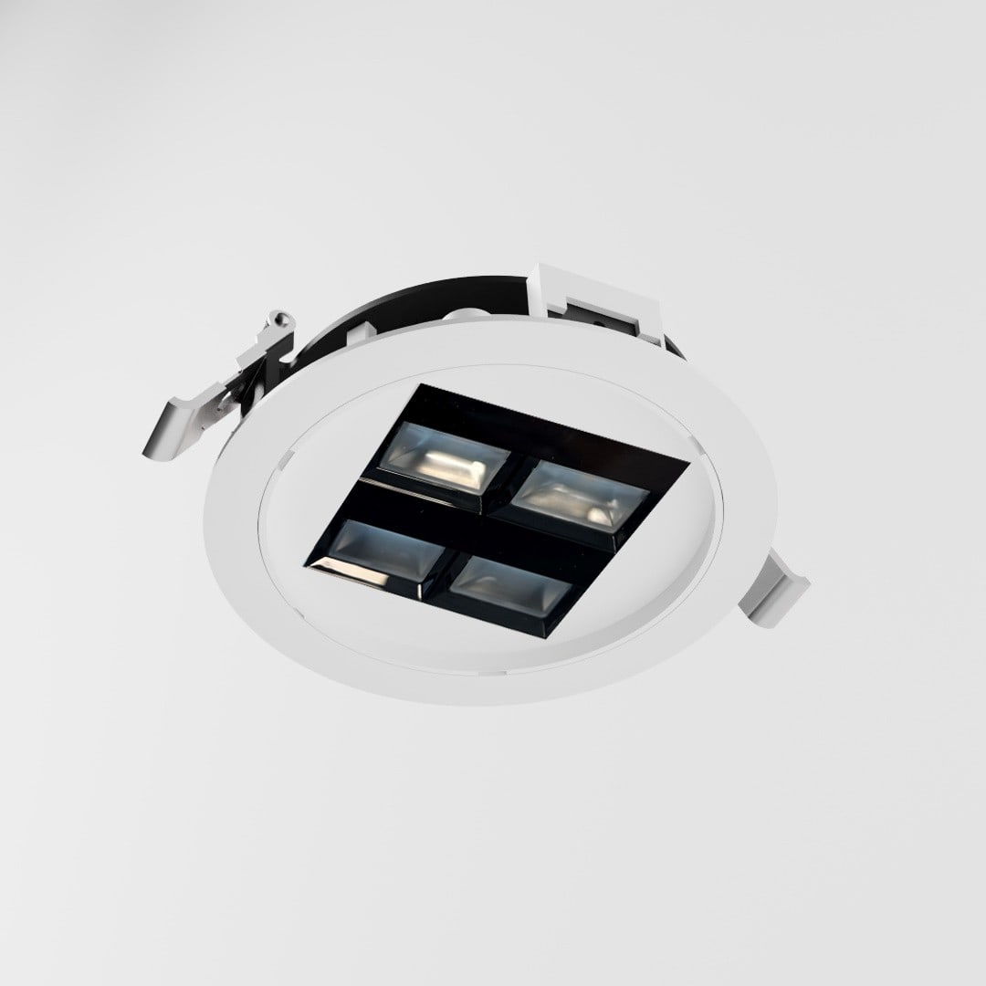 SIDELITE - RULED T15 diam.145mm 18W 1075lm 3000K IP20/40 BI BAS? 220-240V 50/60Hz 650mA