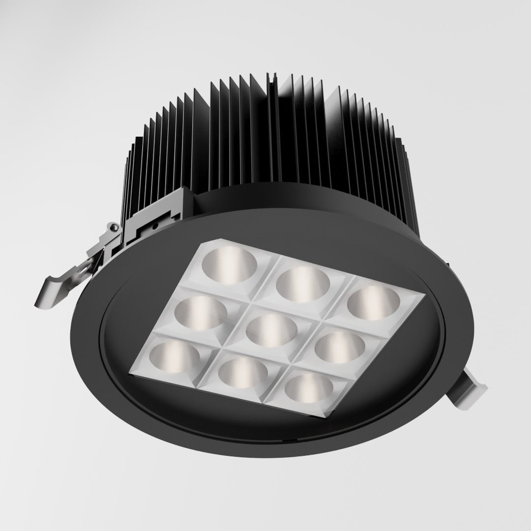 SIDELITE - RULED T20 9 LED PLUS diam.190mm 47W 5183lm 4000K IP20/40 NE 12? 220-240V 50/60Hz