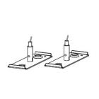 SIDELITE - KIT sospensione a filo (con fune in acciaio Ø 1,2mm - L. 3100mm - morsetti micro