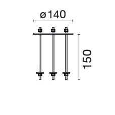 SIDELITE - Piastra tirafondi