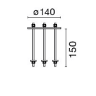 SIDELITE - Piastra tirafondi