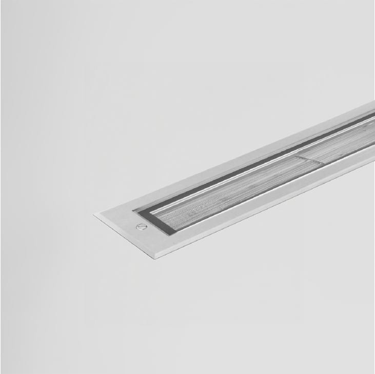SIDELITE - LONGLIGHT GROUND ASIMMETRICO ASYMMETRICAL L.380MM 8W 600lm 3000K IP67 INOX AS? 2
