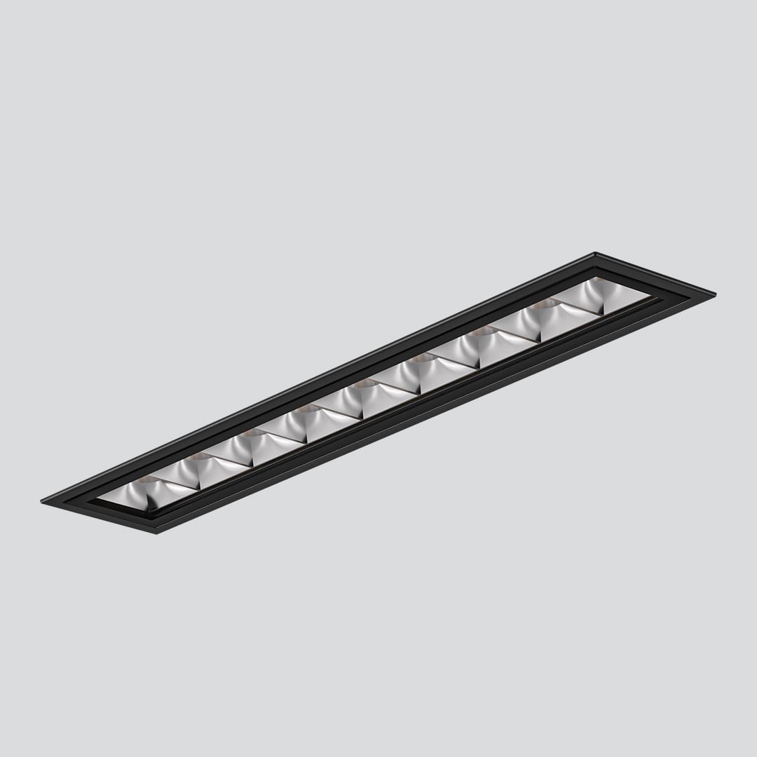 SIDELITE - RULED LINEAR incasso 60x365mm 28.5W 3833lm 3000K IP20 BI 75? 400MA