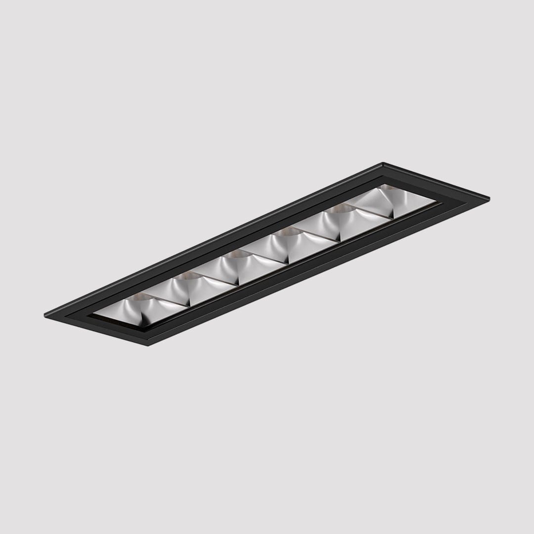 SIDELITE - RULED LINEAR incasso 60x250mm 19W 2556lm 3000K IP65 BI 75? 400MA