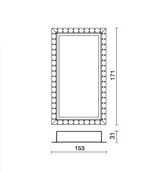 SIDELITE - Kit incasso cornice rasamento