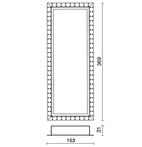 SIDELITE - Kit incasso cornice rasamento