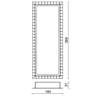 SIDELITE - Kit incasso cornice rasamento