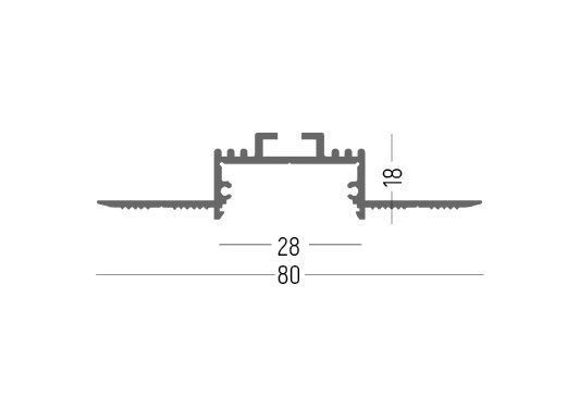SIDELITE - Kit estruso alluminio 2mt BI