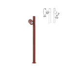 SIDELITE - ZERO7 LANDLIGHT AVEC 1 SPOT H.683MM 1W 300LM 3000K IP65 CO 24Vdc