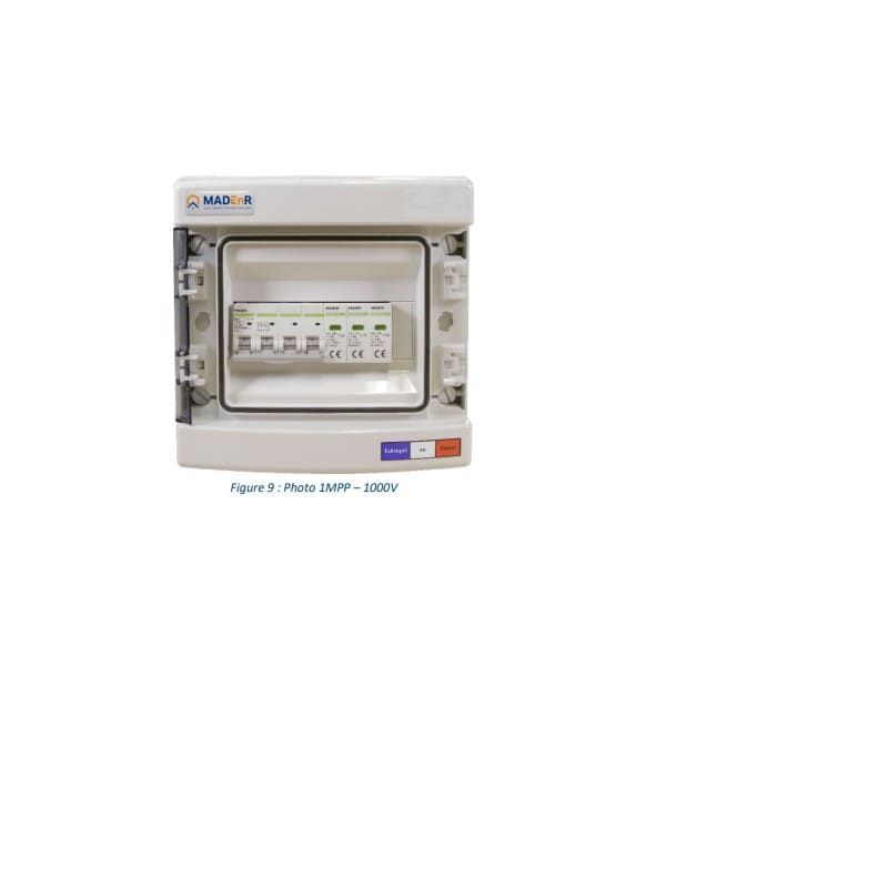 Madenr PV - COFFRET DC 2 STRING IP65 25A_1000V + PARAF (11012111)