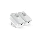 Madenr PV - CPL TP-LINK AV500 Mbps - port Ethernet RJ45 + prise intégrée 230V (pack de 2) -