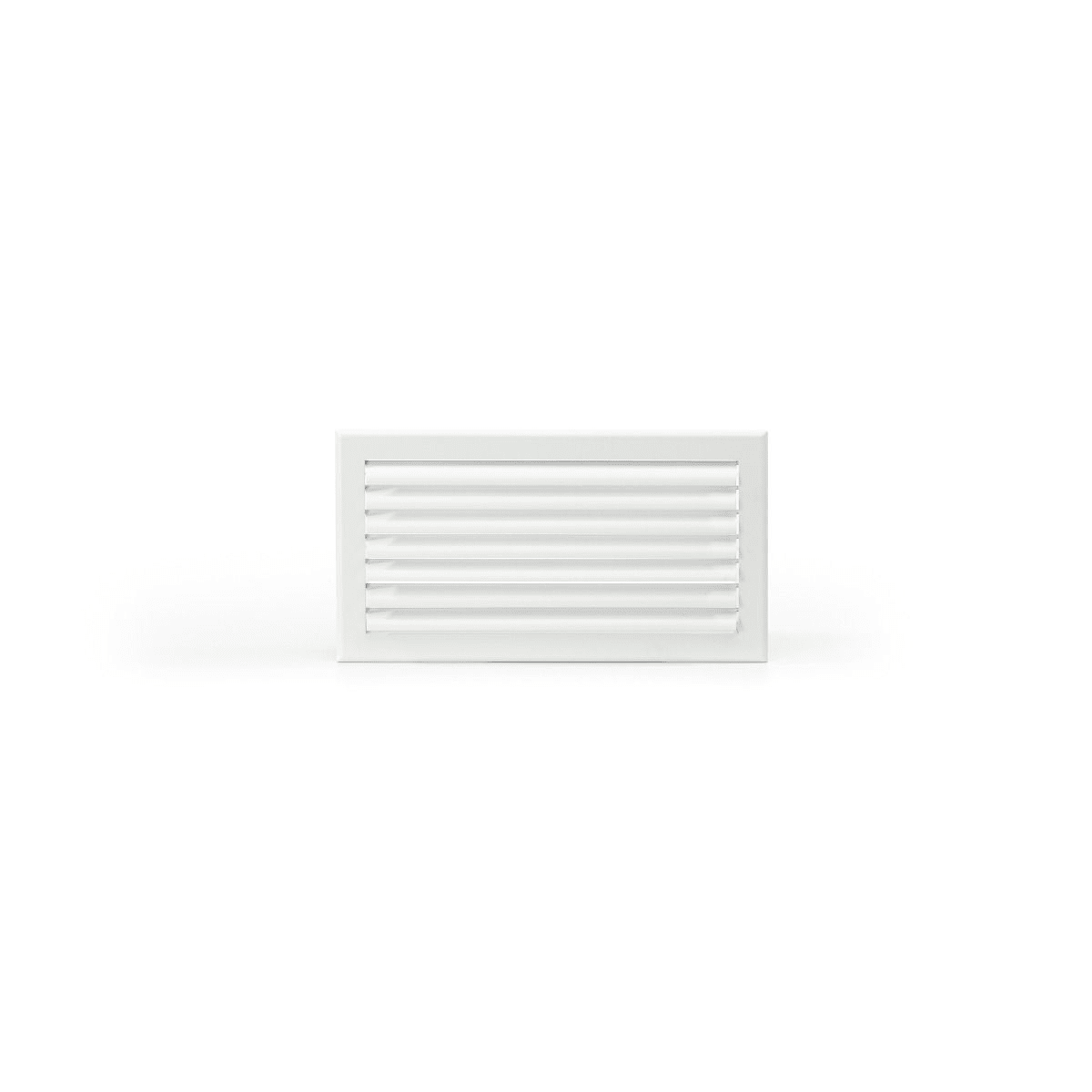 Cpro - Grille soufflage lames courbes 400x150 blanc mat