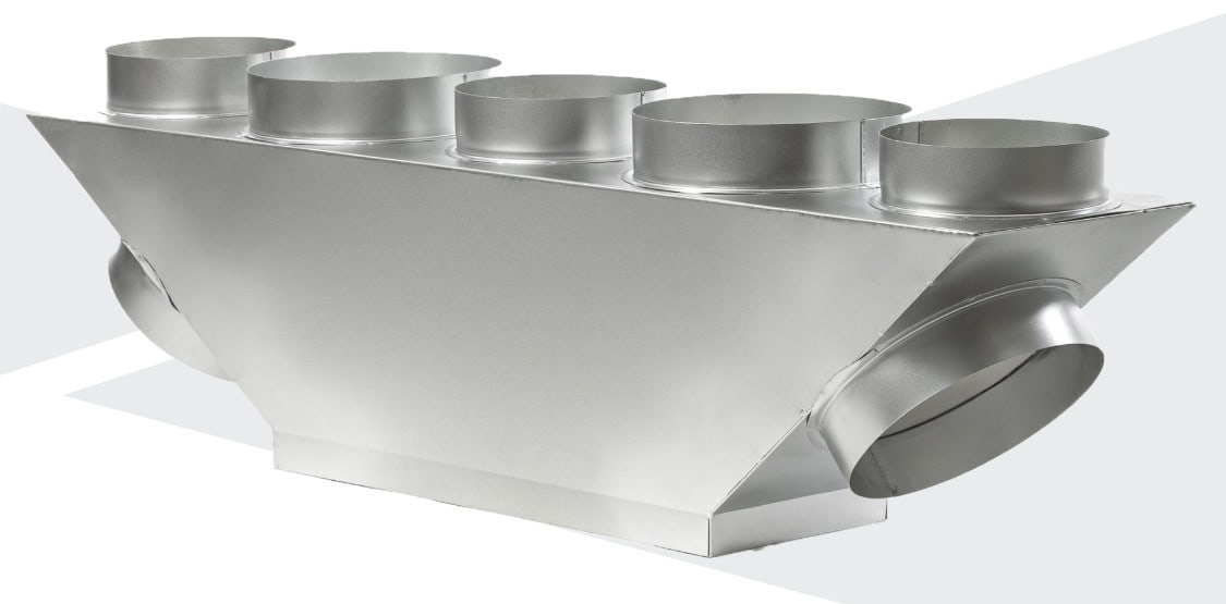 Cpro - Plénum soufflage FBA 60/71 - 4x200 + 4x160