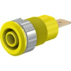 Multi Contact - Douille 4 mm de securite jaune