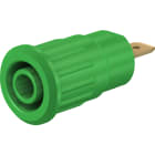 Staubli - Douille 4 mm de securite vert