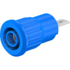 Multi Contact - Douille 4 mm de securite bleu