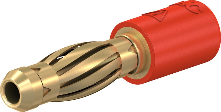 Multi Contact - Adaptateur 4 mm-2 mm rouge