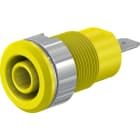 Multi Contact - Douille 4 mm de securite jaune