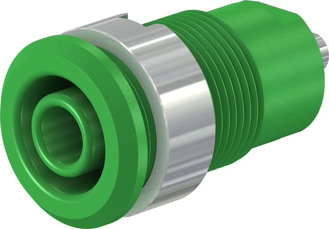 Multi Contact - Douille 4 mm de securite vert