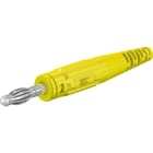 Staubli - Fiche 4 mm droites jaune