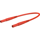 Staubli - Cordon de mesure de securite 4 mm 200 cm rouge