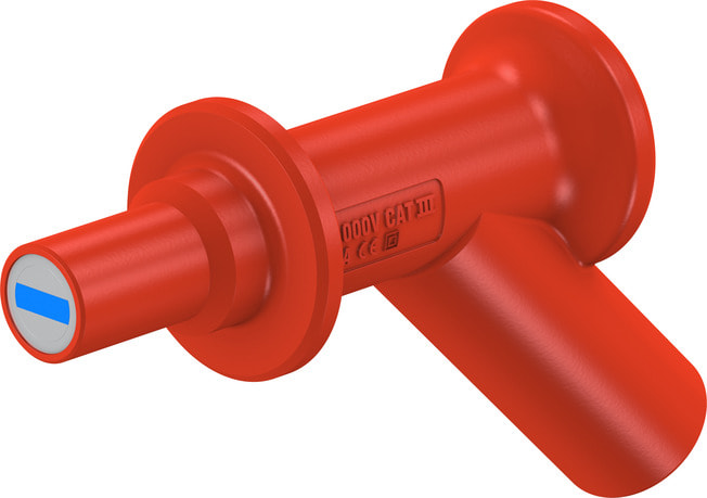 Multi Contact - Adaptateur magnetique avec douille 4 mm rouge