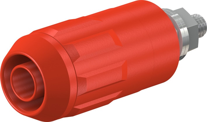 Multi Contact - Douille 4 mm a montage universel rouge