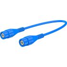 Multi Contact - Cordon BNC de securite 100 cm bleu