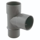 INTERPLAST - TE pied de biche 87° PVC 40 FF