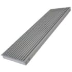 Teddington - Grille de sol 500x100 alum. anodisé avec registre de débit d'air LMT-S-15-SP