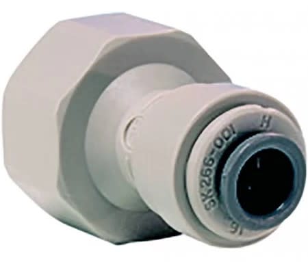 Teddington - Raccord fileté 3/4" BSP + joint pour tube eau osmosée 3/8"