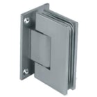 Teddington - Charnière chromée centrée pour porte hammam sans bâti