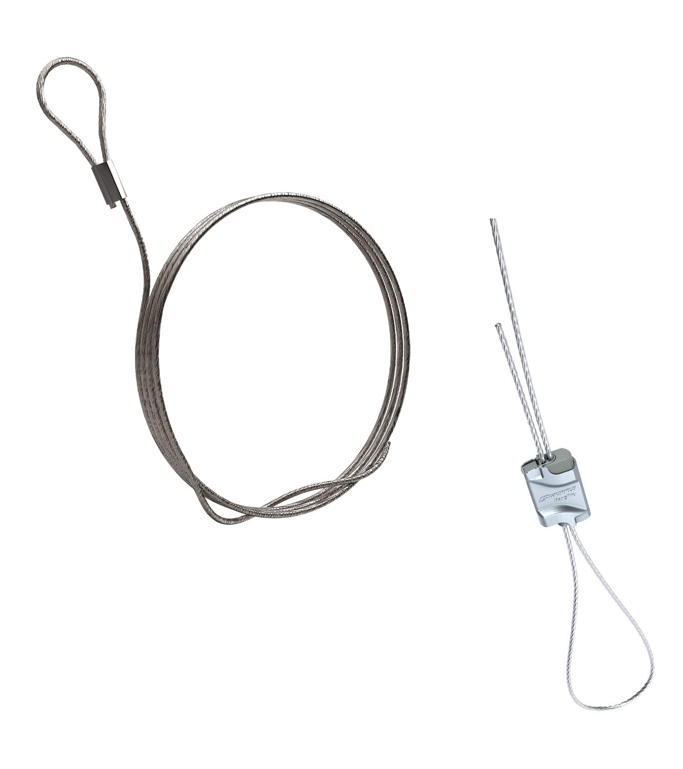 Teddington - Kit de fixation plafonnier par câbles de 3 mètres (x4)