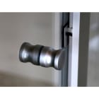 Teddington - Poignée ronde finition aluminium brillant