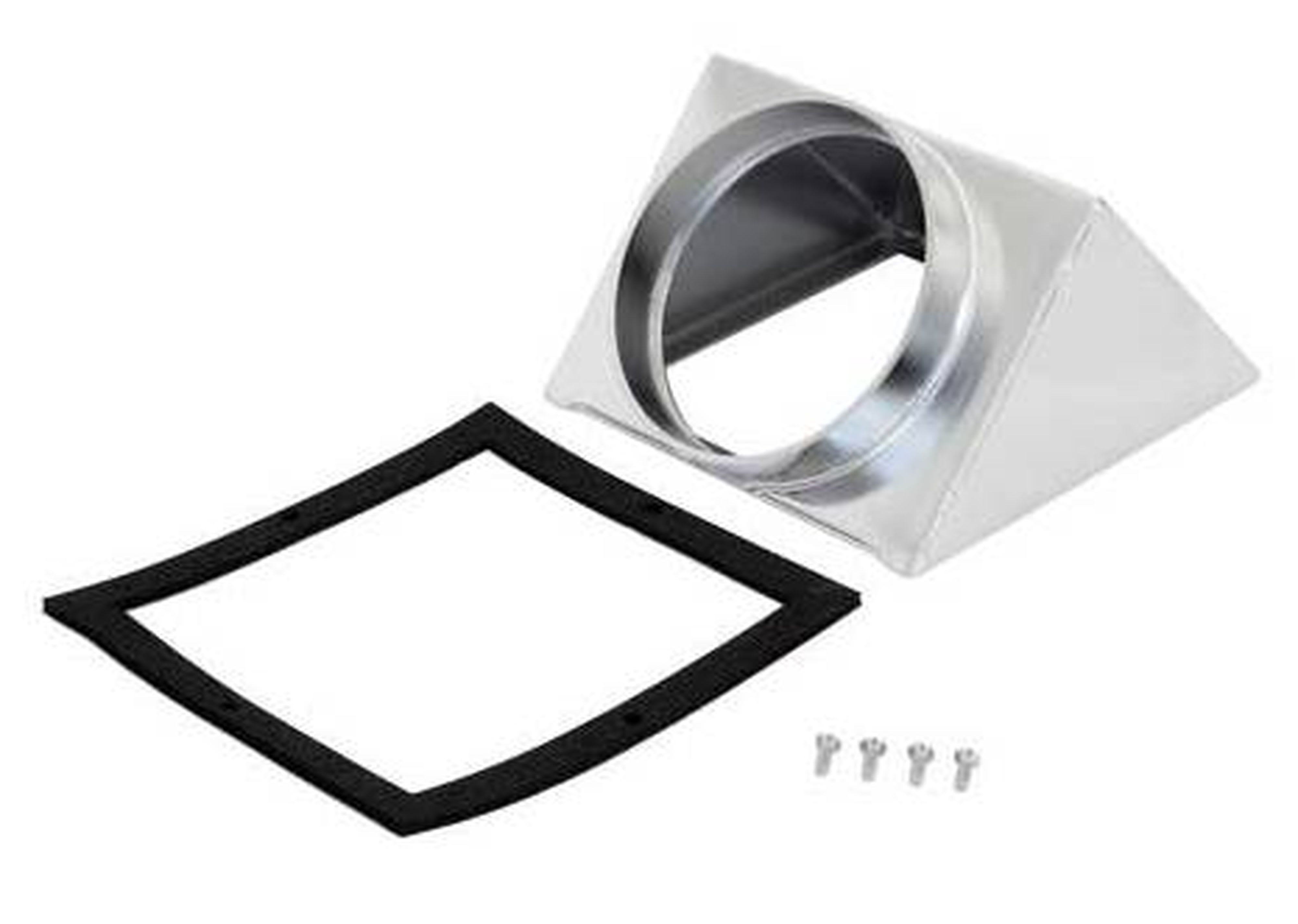 Teddington - Adaptateur INOX 1x80mm au lieu de 4x40mm pour HU 45 & 85, avec vis et joint