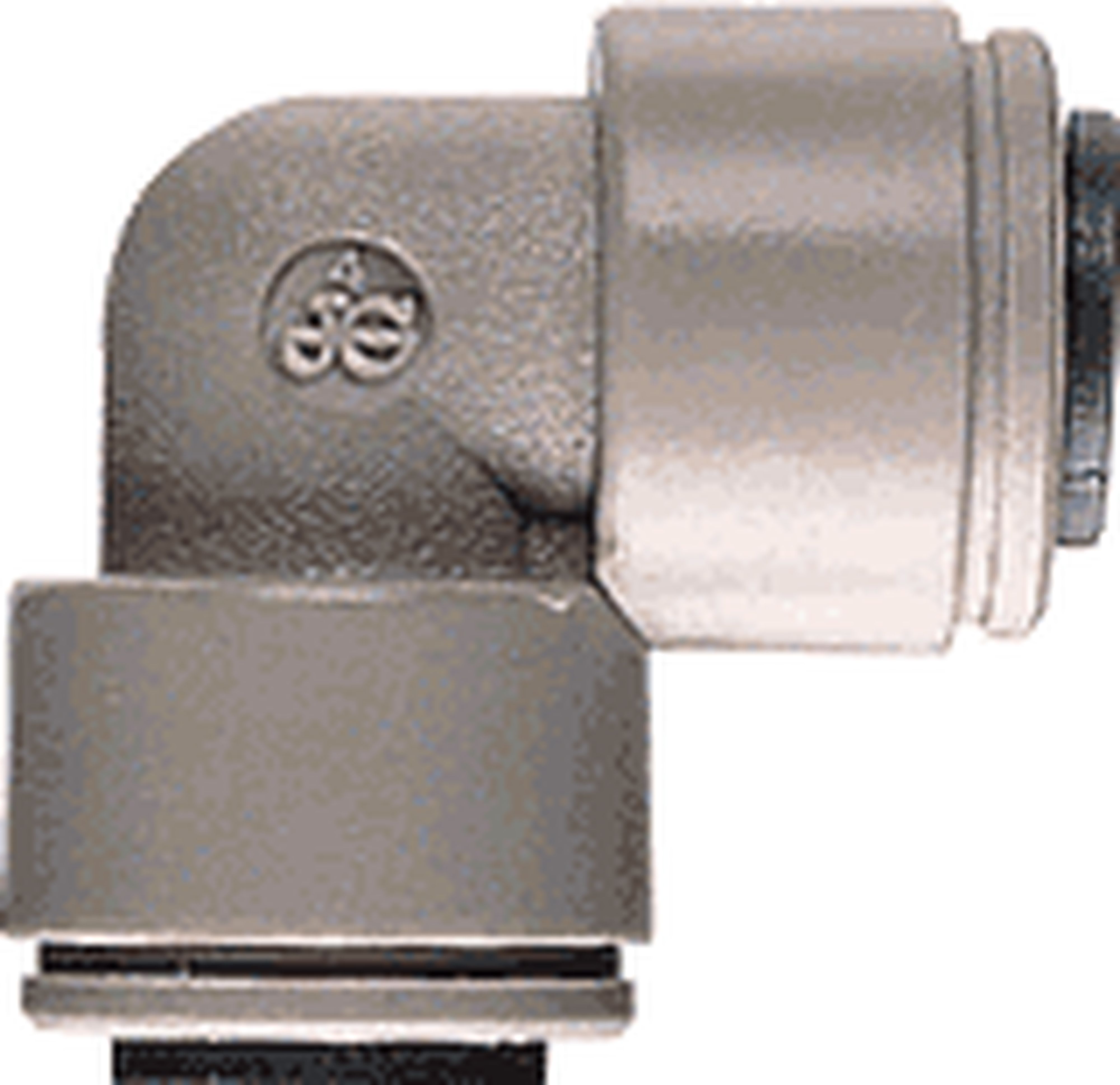 Teddington - Coude 90° pour tuyau eau osmosée 3/8"