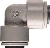 Teddington - Coude 90° pour tuyau eau osmosée 3/8"