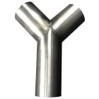Teddington - Té INOX de division en 2 branches pour tuyau vapeur D. 25 mm