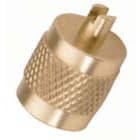 Teddington - Bouchon pour vanne d'accès Schrader 1/4"