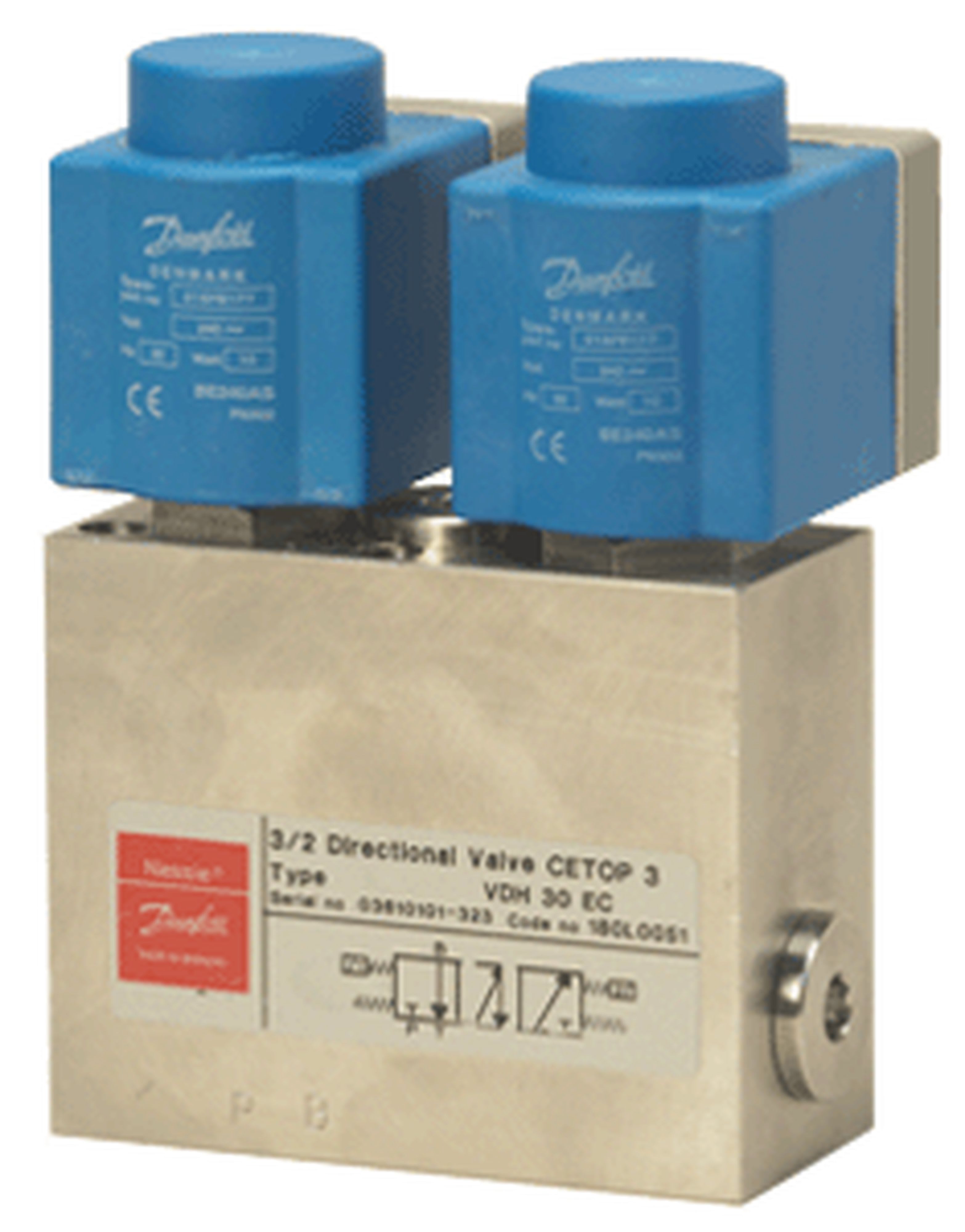 Teddington - Electrovanne 3/2 Haute Pression 120 L/h raccords F1/4 BSP (besoin 2 bobines)