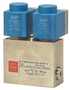 Teddington - Electrovanne 3/2 Haute Pression 120 L/h raccords F1/4 NPT (besoin 2 bobines)