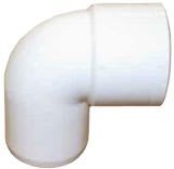 Teddington - Coude Fem./Fem. PVC Blanc 90° - diamètre 40 mm