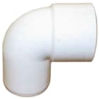 Teddington - Coude Mâle/Fem. PVC Blanc 90° - diamètre 40 mm