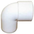 Teddington - Coude Fem./Fem. PVC Blanc 90° - diamètre 40 mm