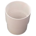 Teddington - Manchon M/F PVC BLANC - diamètre 80 mm