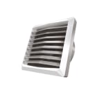 Teddington - Aérotherme à eau réversible - chauffage 20 kW - 2100 m3/h avec kit pour fixation