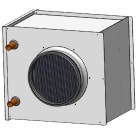 Teddington - Batterie de refroidissement diamètre 630 mm - 28,5 kW 3800 m3/h, Air 32°C