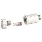 Teddington - Buse H.P. Acier Nickelé anti-goutte avec filtre 25 µm - 4,7 L/h à 70 bars