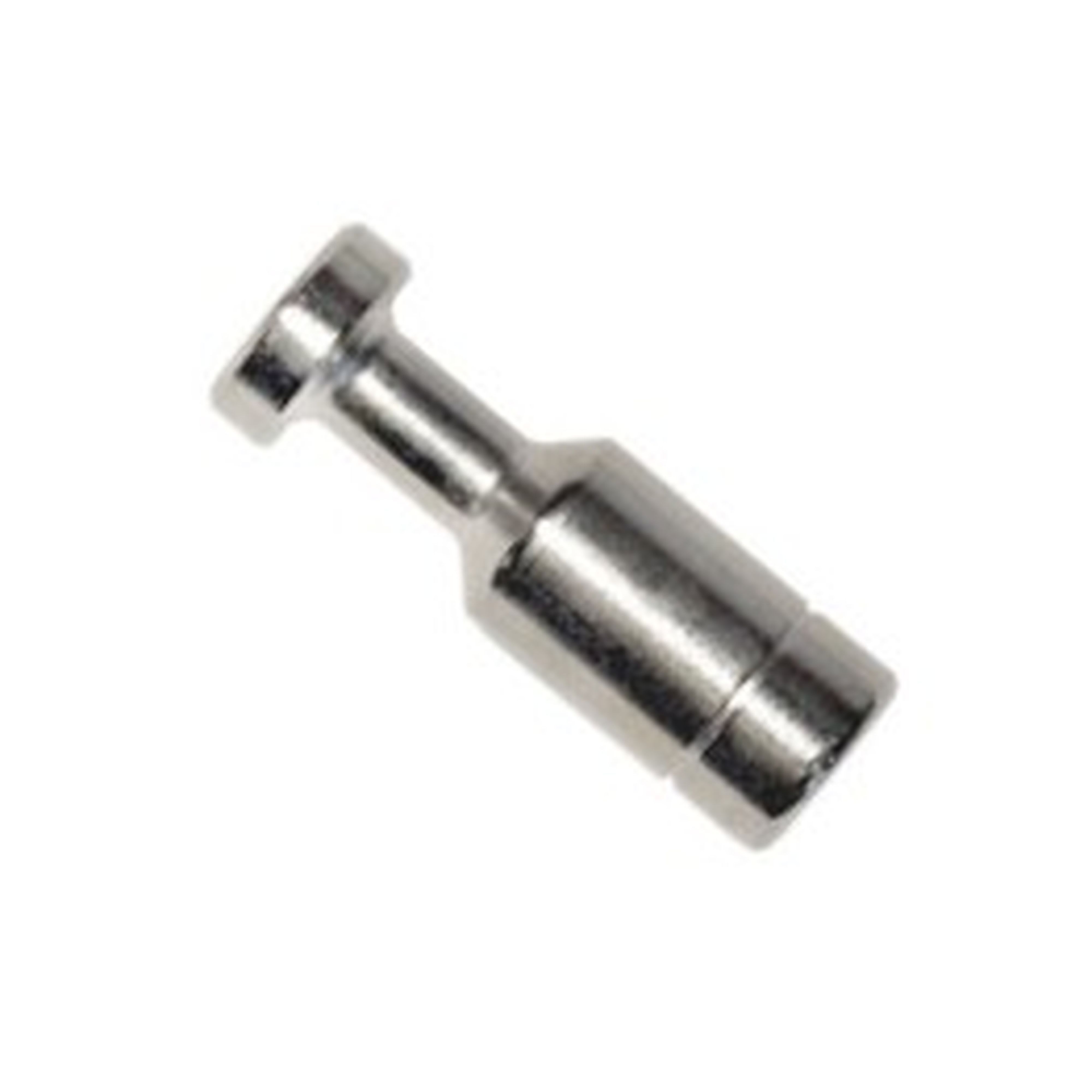 Teddington - Embout de ligne Acier Nickelé pour porte buse 3/8"